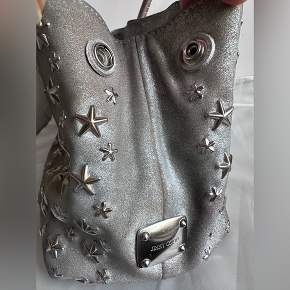 Jimmy Choo Ramona Star-Studded Suede Tote - Picture 9 of 17